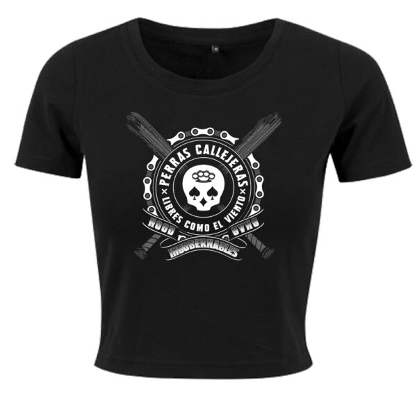 Camiseta Crop Hood Mujer