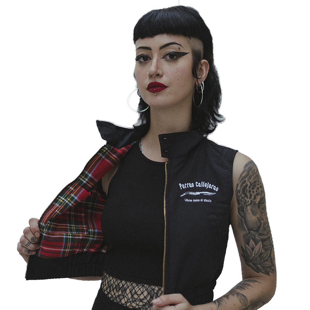 Chaleco CropTop Estilo Harrington RudeGirl